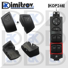 Комплект капачки бутон стъклоповдигане Mercedes Vito Viano (W639)